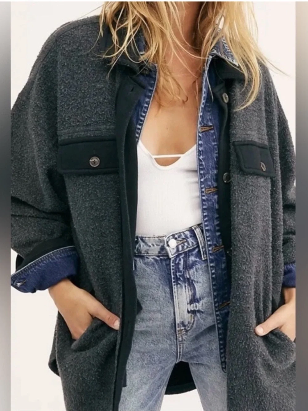 NWT Oversized Free People Ruby Jacket Small